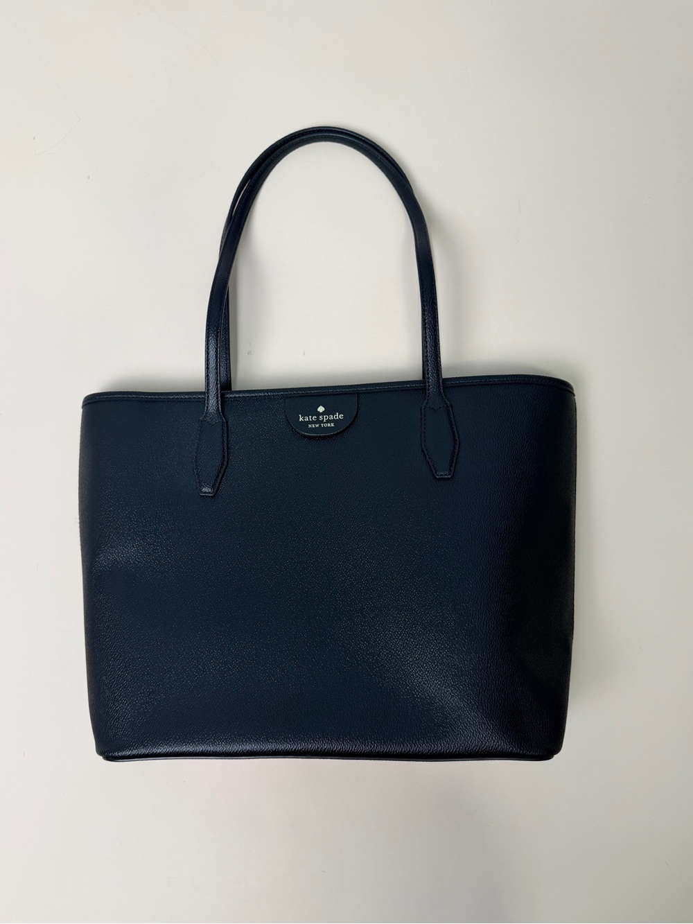 Kate Spade New York Black Tote Shoulder Bag Zip Top